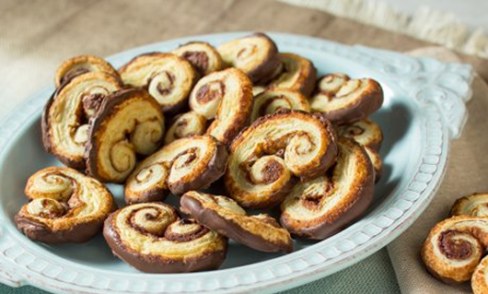 Puff Pastry Double Chocolate Palmiers