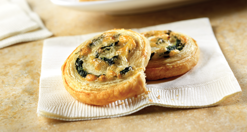 Spinach-Cheese Swirls